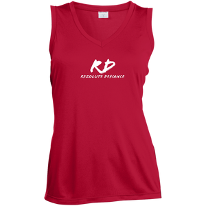 Women's Sleeveless V-Neck Performance Tee - 3 Colors