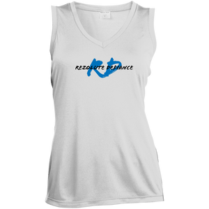 Women's Sleeveless V-Neck Performance Tee