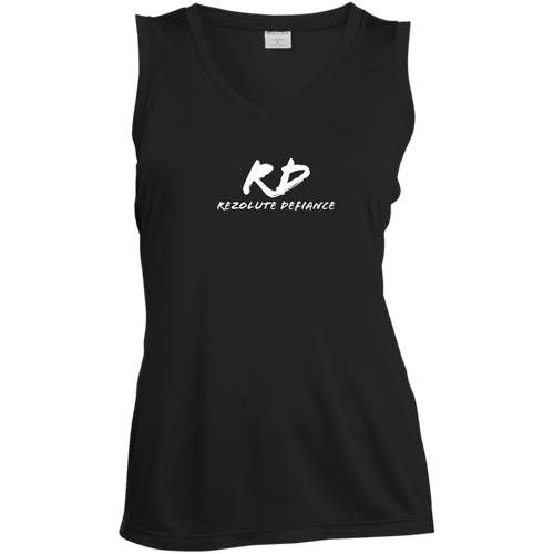 Women's Sleeveless V-Neck Performance Tee - 3 Colors