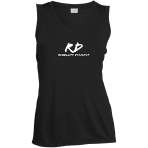 Women's Sleeveless V-Neck Performance Tee - 3 Colors