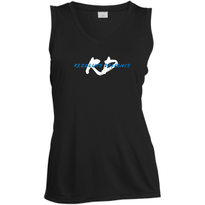 Women's Sleeveless V-Neck Performance Tee