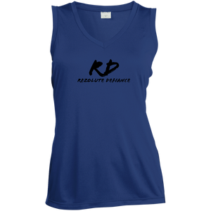 Women's Sleeveless V-Neck Performance Tee - 3 Colors