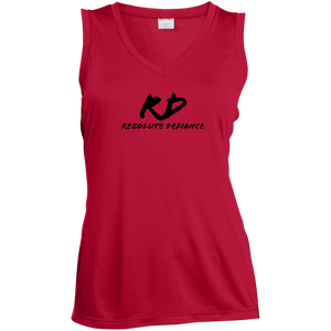 Women's Sleeveless V-Neck Performance Tee - 3 Colors