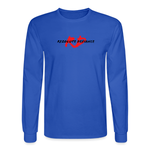 Men's Long Sleeve T-Shirt - royal blue