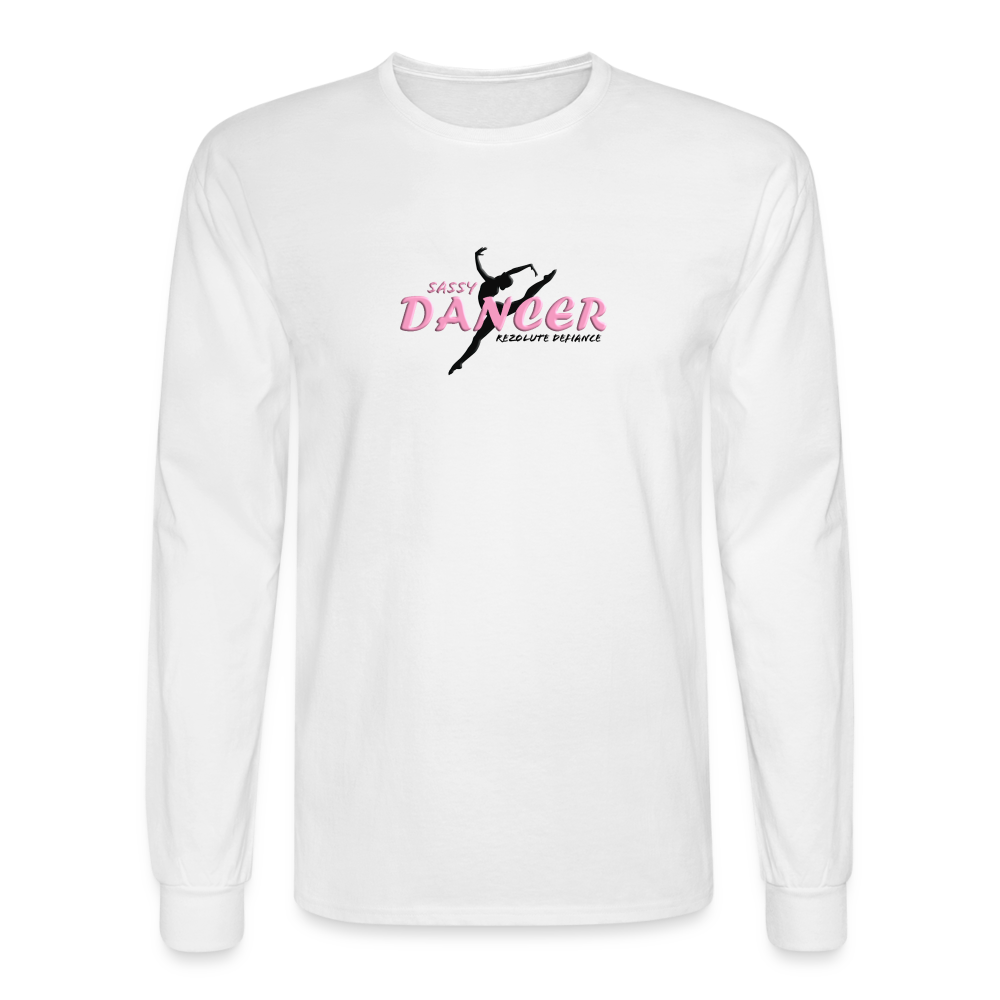 Women's Oversized Long Sleeve T-Shirt - white