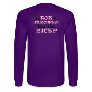 Women's Oversized Long Sleeve T-Shirt - purple