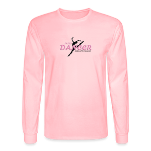 Women's Oversized Long Sleeve T-Shirt - pink