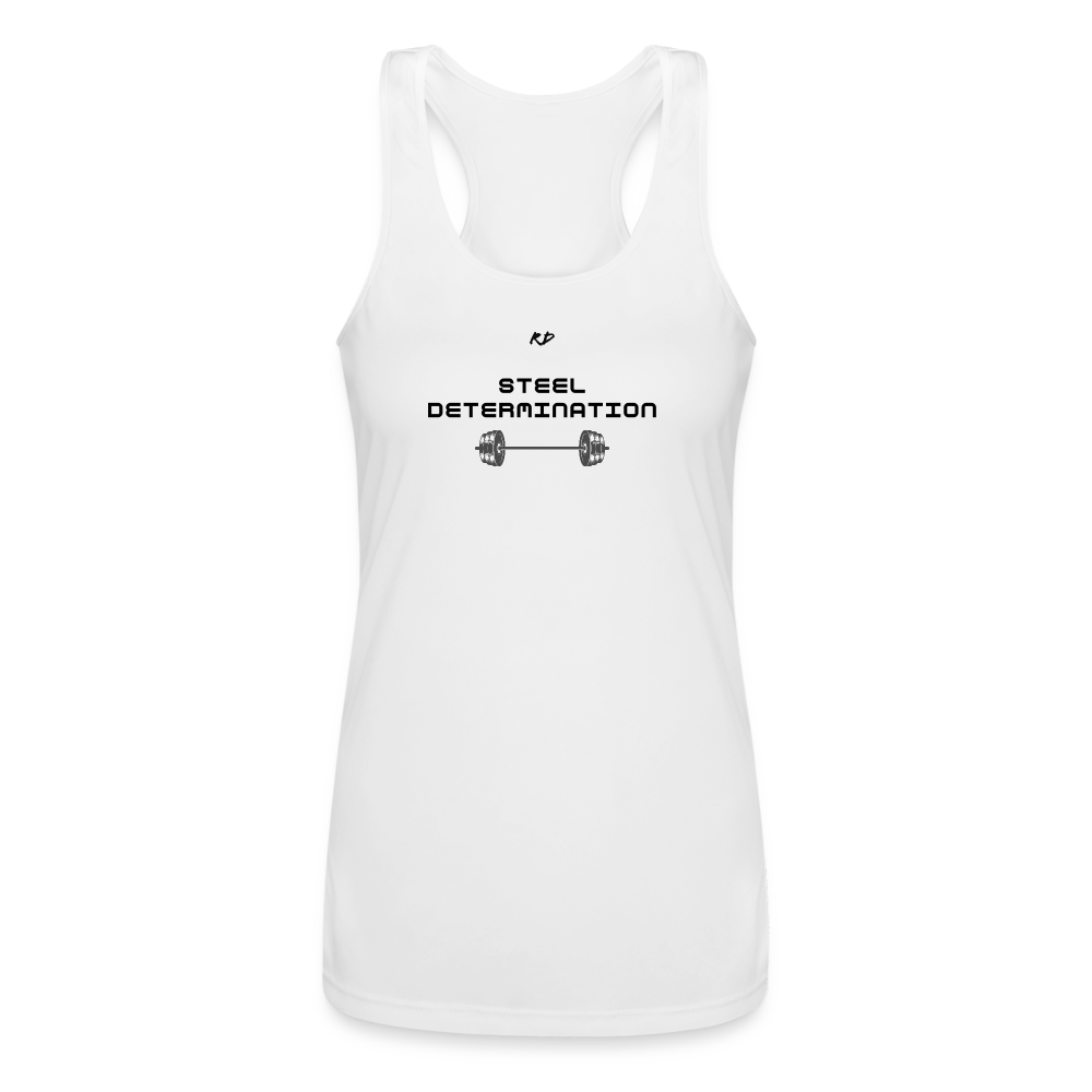 Women’s Performance Racerback Tank Top - 3 Colors - white