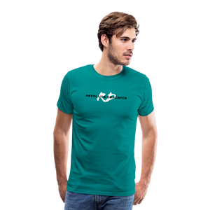 Stand For Teachers - Men's Premium T-Shirt - 12 Colors - teal