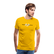 Load image into Gallery viewer, Stand For Teachers - Men&#39;s Premium T-Shirt - 12 Colors - sun yellow