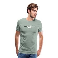 Load image into Gallery viewer, Stand For Teachers - Men&#39;s Premium T-Shirt - 12 Colors - steel green