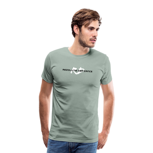 Stand For Teachers - Men's Premium T-Shirt - 12 Colors - steel green