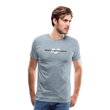 Load image into Gallery viewer, Stand For Teachers - Men&#39;s Premium T-Shirt - 12 Colors - heather ice blue