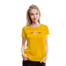 Load image into Gallery viewer, Stand For Teachers - Women’s Premium T-Shirt - 9 Colors - sun yellow